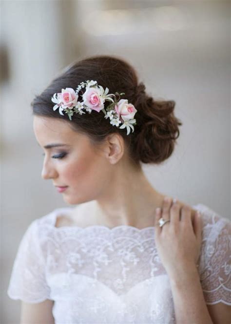 Pink Wedding - Flower Bridal Hair Accessories #2228563 - Weddbook