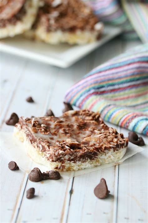 No-Bake Chocolate Coconut Squares - Extreme Couponing Mom