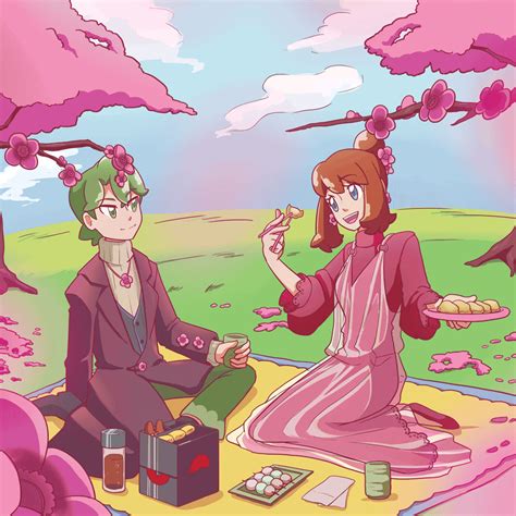 Happy Contestshipping day!!A Sakura viewing picnic date! - Tumblr Pics