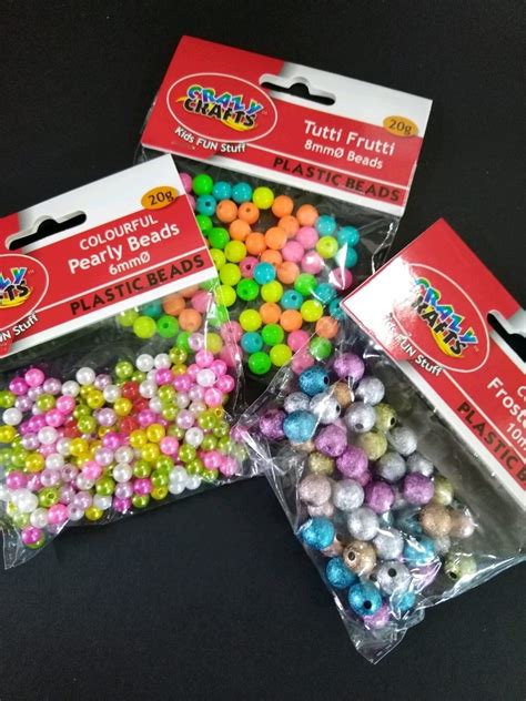 Plastic Beads - Crazy Crafts - Crafty Arts