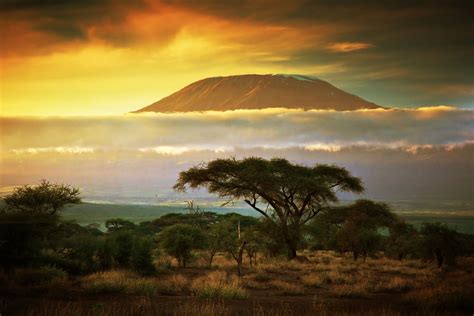 Sunset on the Mount Kilimanjaro, Tanzania - Most Beautiful Picture