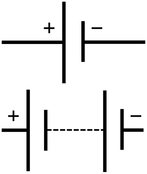 Symbol Of DC Voltmeter - ClipArt Best