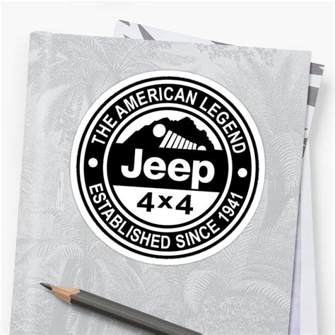 "Jeep Logo" Stickers by corinthiabrooke | Redbubble