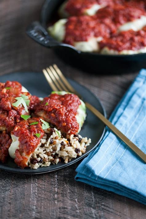 Stuffed Cabbage Rolls with Rice, Lentils, and Currants | The Full Helping