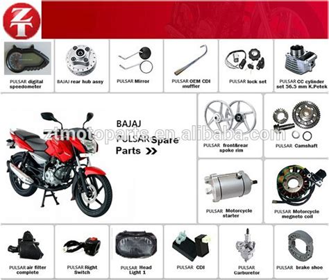 Bajaj Spare Parts Bajaj Pulsar Accessories Discover125 Boxer100 Platina 100 Motorcycle Parts Of ...