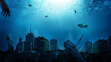 Underwater City Wallpaper HD by Samuels-Graphics on deviantART | Underwater city, City wallpaper ...