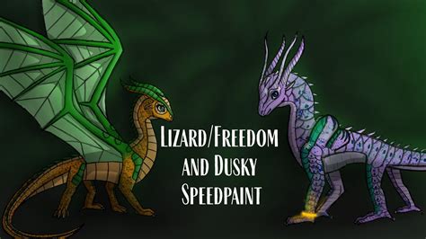 Dusky and Freedom (Lizard) Speedpaint - YouTube