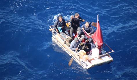 New Carnival Cruise Ship Rescues Small Raft in the Caribbean