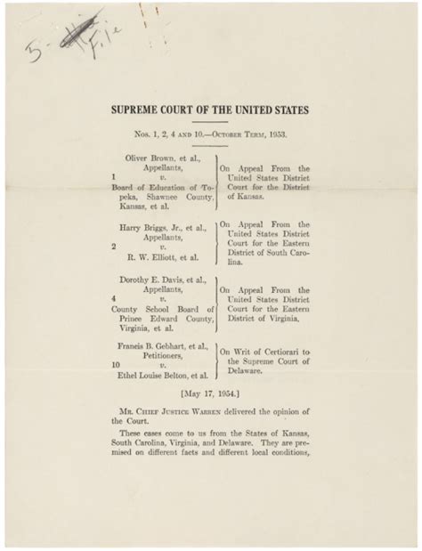 Brown v. Board of Education (1954) | National Archives