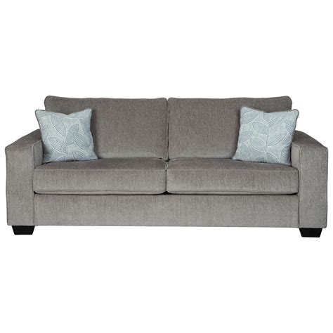 Signature Design by Ashley Altari Queen Sofa Sleeper with Memory Foam Mattress | Standard ...