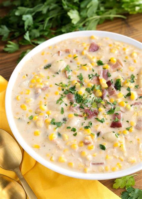 Instant Pot Corn Chowder - Simply Happy Foodie