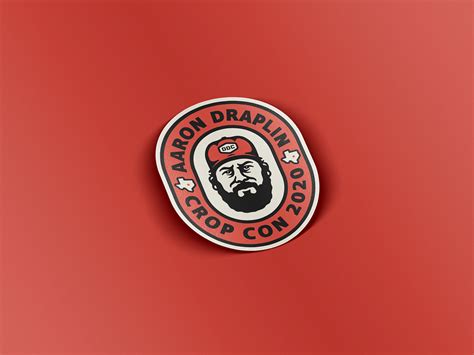 Draplin Badge by Mark Farris on Dribbble