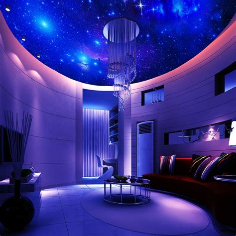 Wall still 3D character customization Galaxy Star Ceiling Bedroom theme restaurant KTV room ...