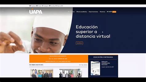 Cómo iniciar sesión en el Campus Virtual de la universidad UAPA - YouTube