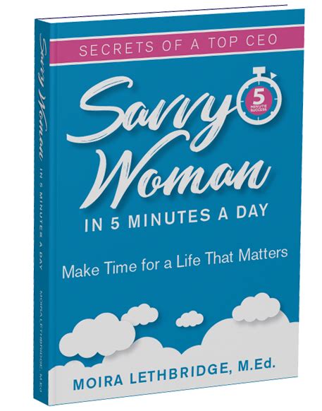 About The Book — Savvy Woman Success in 5 Minutes a Day