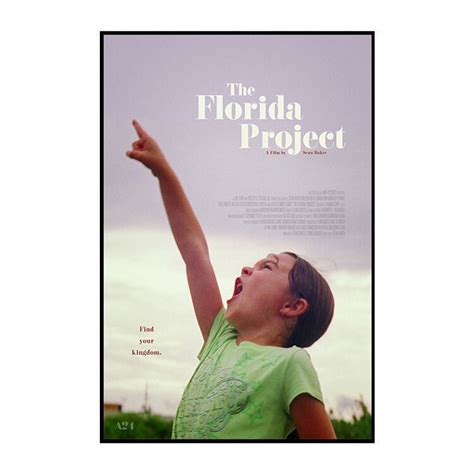 Florida project movie poster Home Decor Silk Photo Prints | Etsy