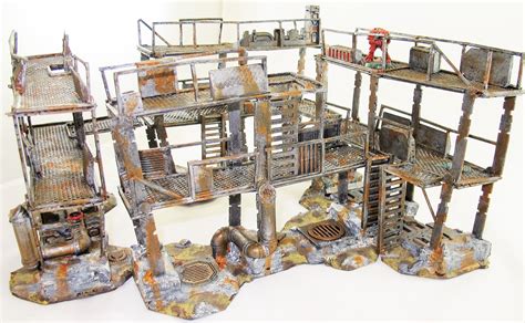 Modular Catwalks and Platforms, Necromunda Terrain, Warhammer 40k ...