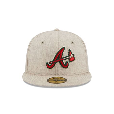 New Era Atlanta Braves Wool Plaid 2023 59FIFTY Fitted Hat