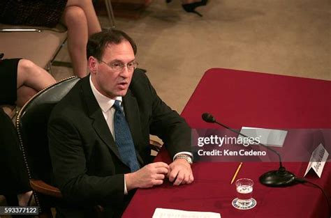 Supreme Court nominee Judge Samuel Alito answers questions from the ...