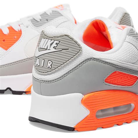 Nike Air Max 90 White & Hyper Orange | END. (ES)