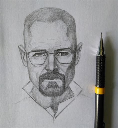 Walter White Breaking Bad Heisenberg Drawing By ArKaNGL300 On DeviantArt | atelier-yuwa.ciao.jp