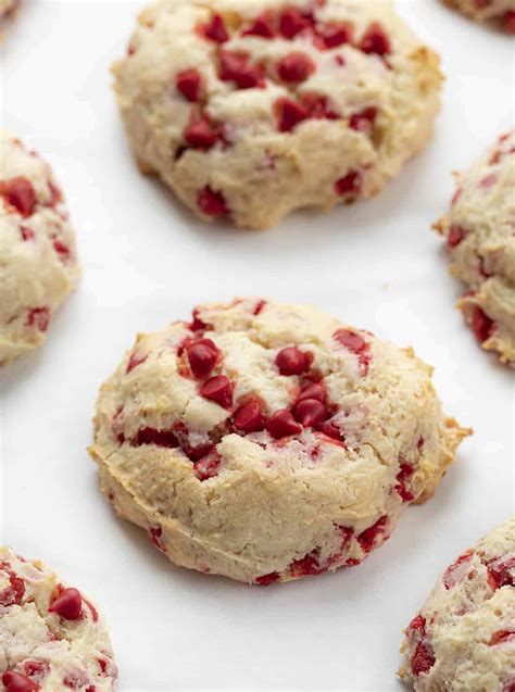 Cherry Chip Cookies - i am baker