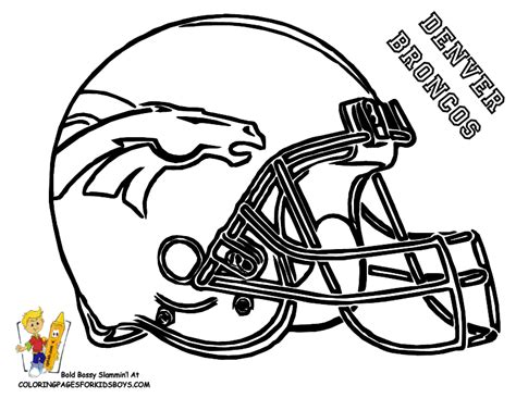 Denver Broncos Coloring Pages - Coloring Home