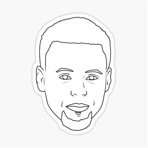 Steph Curry Face SVG DXF PNG Pdf Jpg Files Steph Curry Vector File Los ...