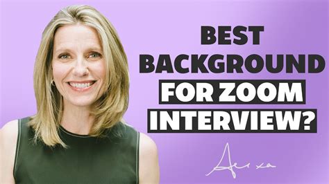 The Best Background For Video Interviews (Zoom, Skype, Teams) - YouTube