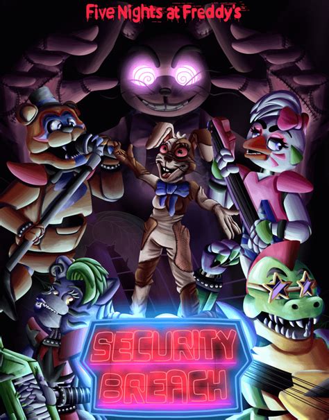 FNaF: Security Breach poster : r/fivenightsatfreddys