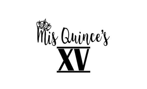 Mis Quince's XV SVG Download. | Etsy