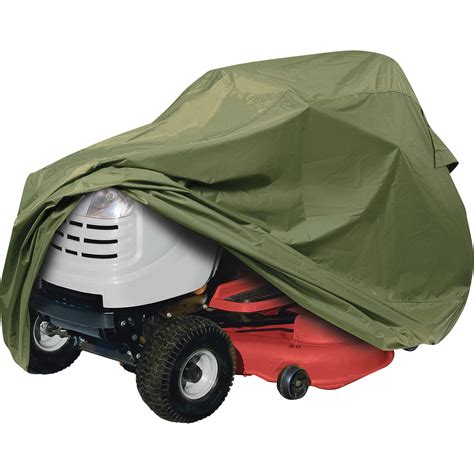 Classic Accessories Lawn Tractor Cover — Olive, 72in.L x 44in.W x 46in.H, Model# 73910 ...