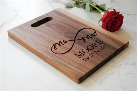 Personalized Cutting Board with handle, Engraved cutting board ...