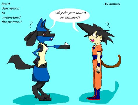 Lucario and Goku by VPalmieri on DeviantArt