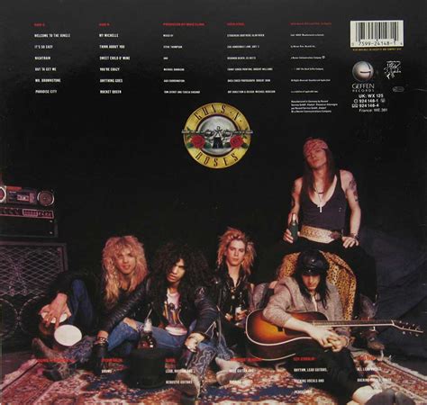 Guns n' Roses Appetite for Destruction uncensored album cover Album ...