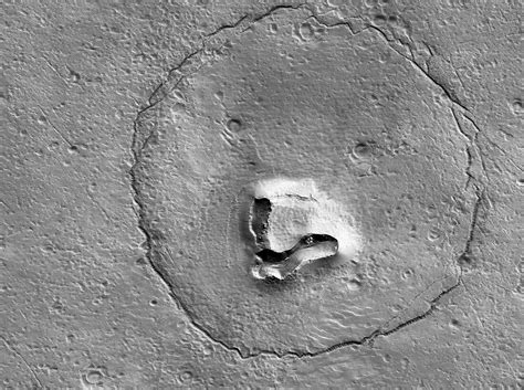 Scientists discover a formation on Mars resembling a bear : NPR