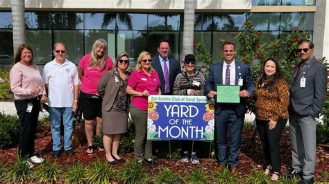 Broward Health Coral Springs Wins 'Yard Of The Month' Beautification ...