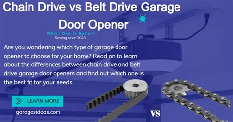 Garage Door Opener Chain vs Belt: Which is Better?