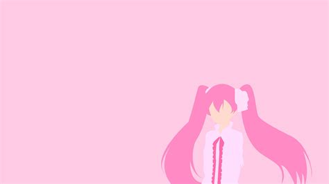 Aesthetic Minimalist Wallpaper Pink Desktop - krkfm