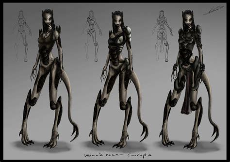 Un-named race by Tr1gg3r117 | Alien concept art, Alien races, Alien concept