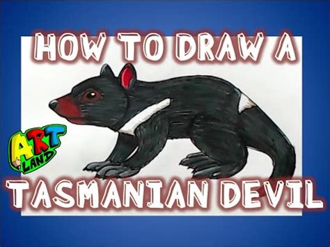 How to Draw a TASMANIAN DEVIL!!! - YouTube