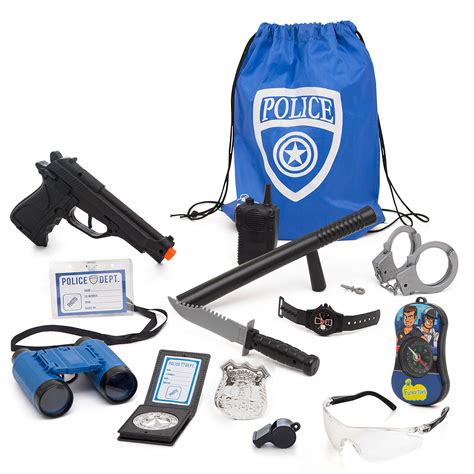 Police Role Play Kit By Funky Toys | 15-Piece Cop Toy Set | Gun Badge Handcuffs 601202541959 | eBay