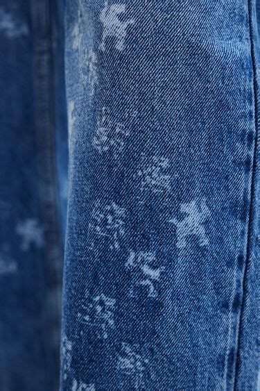 Loose laser print jeans | Desigual.com