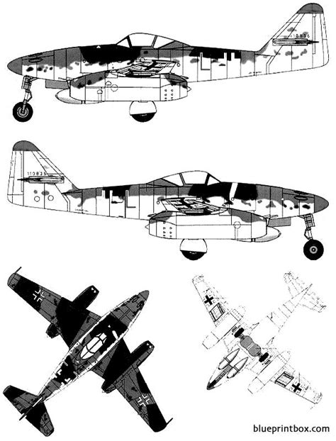 Messerschmitt Me 262 Blueprints