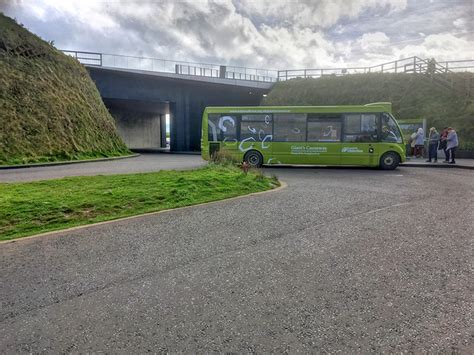 Shuttle Bus at the Giant's Causeway... © David Dixon cc-by-sa/2.0 :: Geograph Ireland