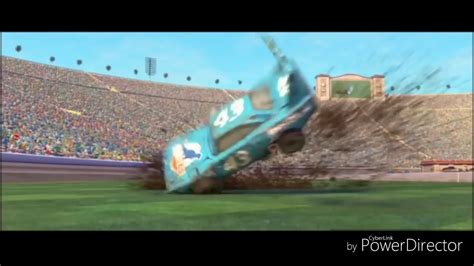 Cars The King Crash