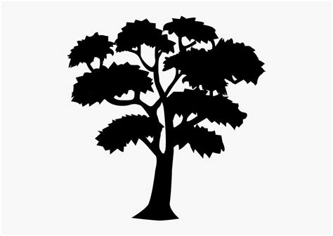 Big Tree Png Clipart Download - Draw A Mahogany Tree, Transparent Png - kindpng