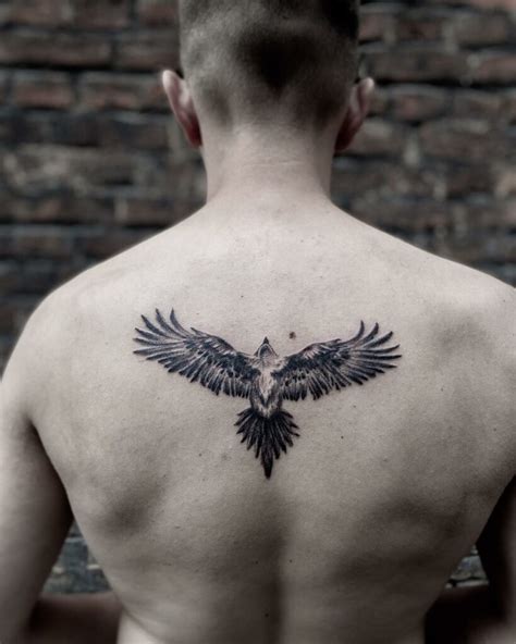 Details more than 73 upper back eagle back tattoo super hot - in.cdgdbentre