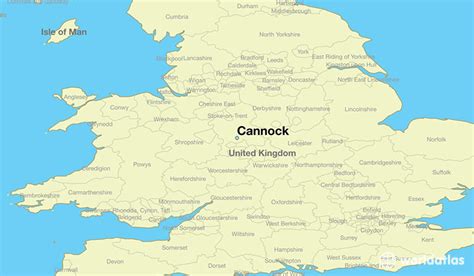 Where is Cannock, England? / Cannock, England Map - WorldAtlas.com