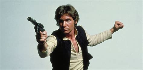 Versions of Han Solo's blaster exist – and they're way more powerful than real lightsabers would be